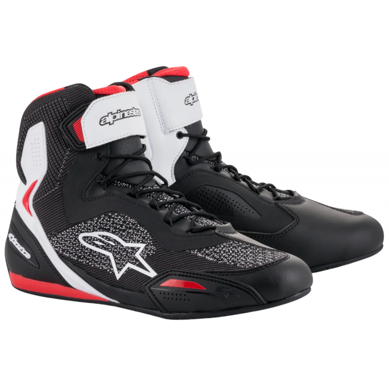 Мотоботы Alpinestars Faster-3 Rideknit Black/White/Red купить от 0